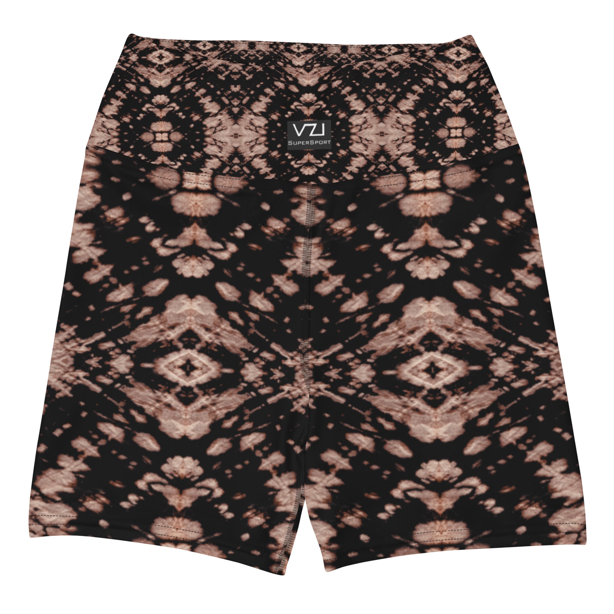 Bordeaux Enclave: Yoga Shorts For Women's: - SuperSport, Endurance Series, High waistband, Inner pocket