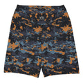 Teal Twilight:Yoga Shorts For Women's: - SuperSport, Endurance Series, High waistband, Inner pocket