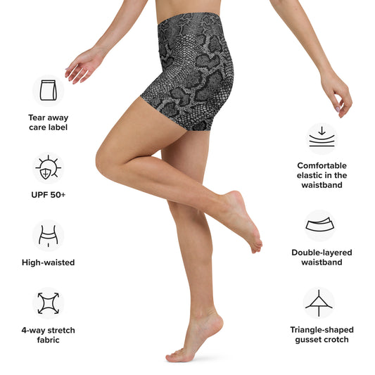 Ophidian Nova: Yoga Shorts For Women's: - SuperSport, Endurance Series, High waistband, Inner pocket