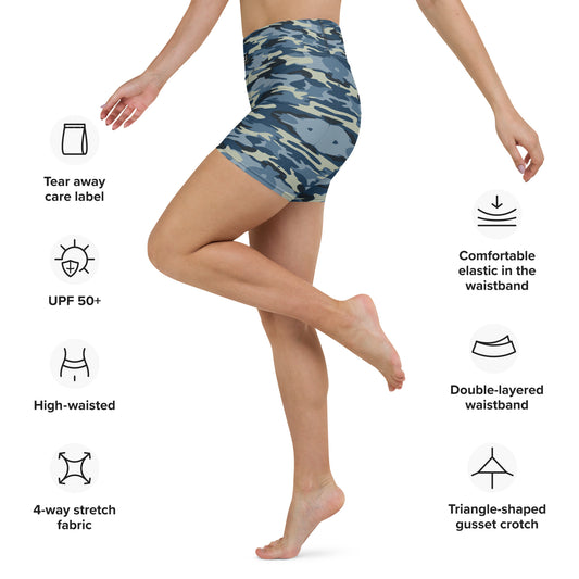 Tactical Navy: Shorts For Women's: - SuperSport, Endurance Series, High waistband, Inner pocket