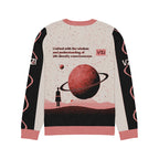 Vazzari Born On Mars Knit – Signal – back view – clean studio shot