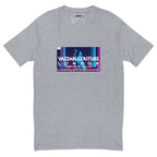 VZI Couture: Men's Fitted T-Shirt - Digital Meditation, Smart Casual, Streetwear