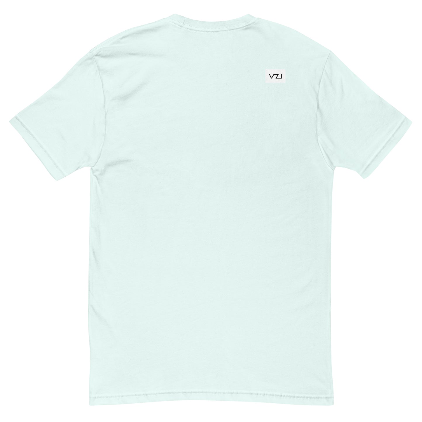 VZI Couture: Men's Fitted T-Shirt - Digital Meditation, Smart Casual, Streetwear