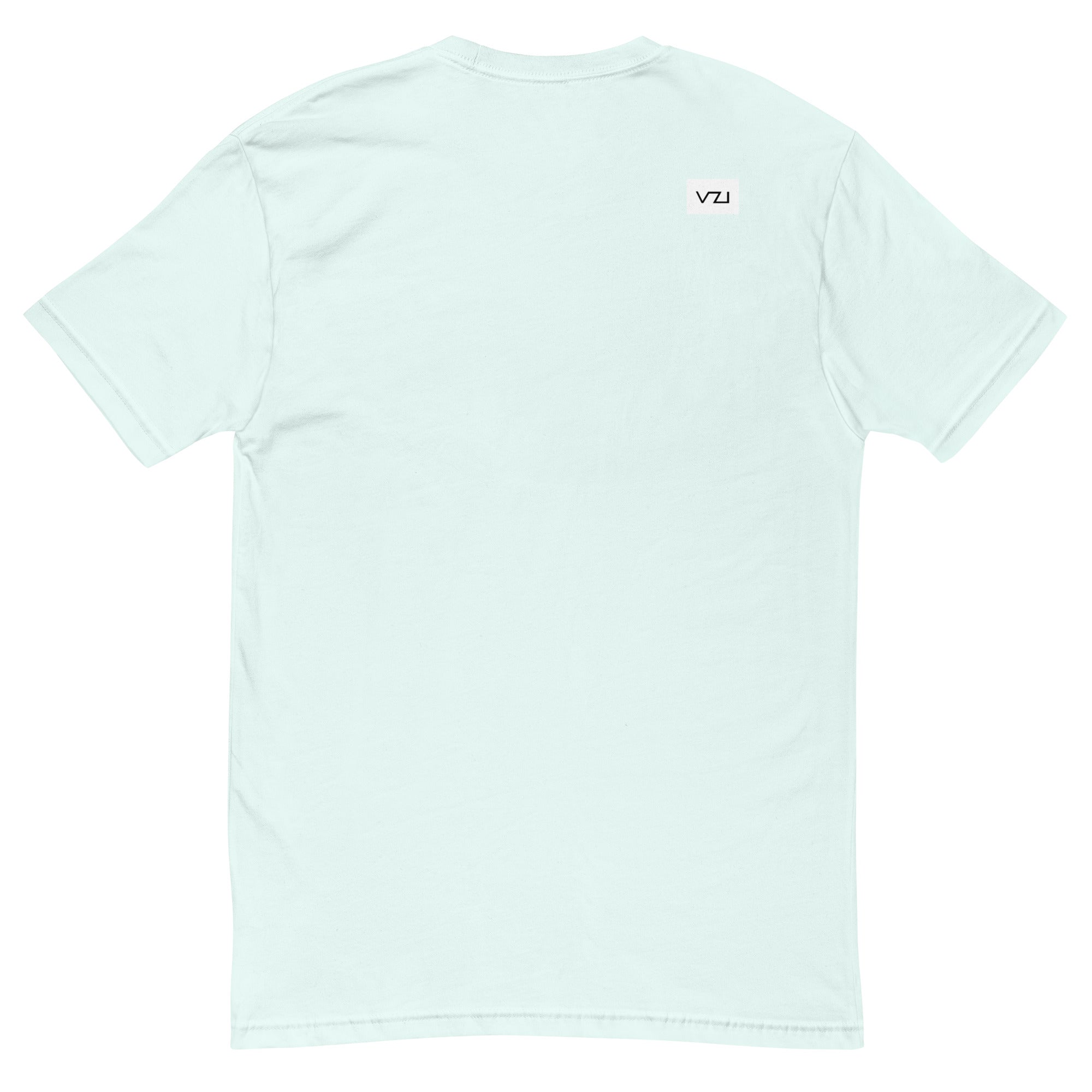 VZI Couture: Men's Fitted T-Shirt - Digital Meditation, Smart Casual, Streetwear