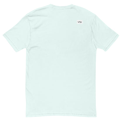 VZI Couture: Men's Fitted T-Shirt - Digital Meditation, Smart Casual, Streetwear