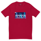 VZI Couture: Men's Fitted T-Shirt - Digital Meditation, Smart Casual, Streetwear