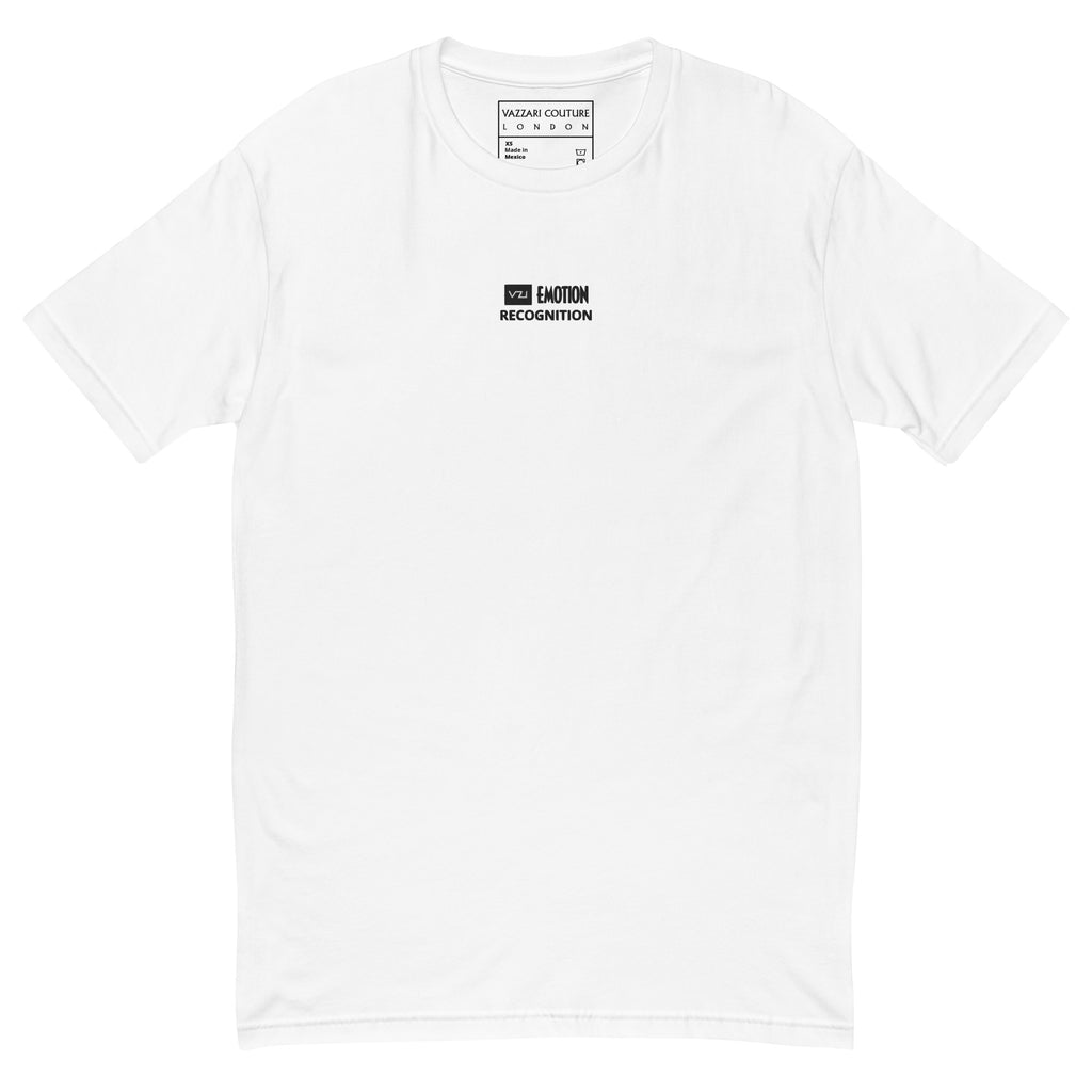 Emotion Recognition: Men's Fitted T-Shirt - form-fitting, soft, rich cotton, smart casual