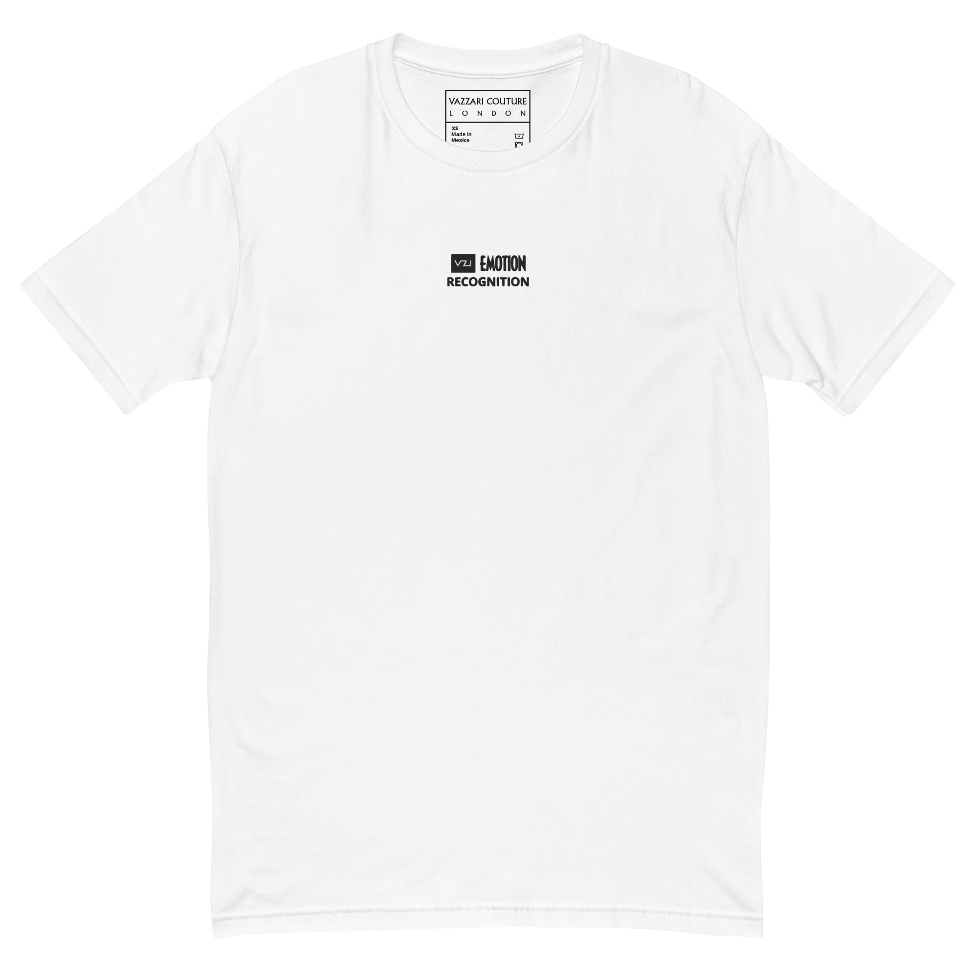 Emotion Recognition: Men's Fitted T-Shirt - form-fitting, soft, rich cotton, smart casual