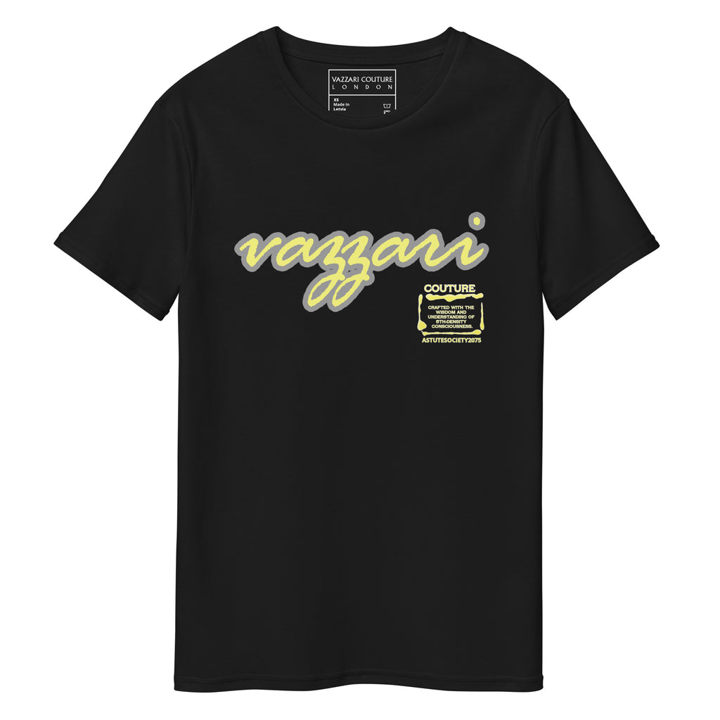 Vazzari Couture, Astute Society2075 - T-Shirt For Men's - Premium Cotton - Super Cotton, Smart Casual, Streetwear, High-End Couture