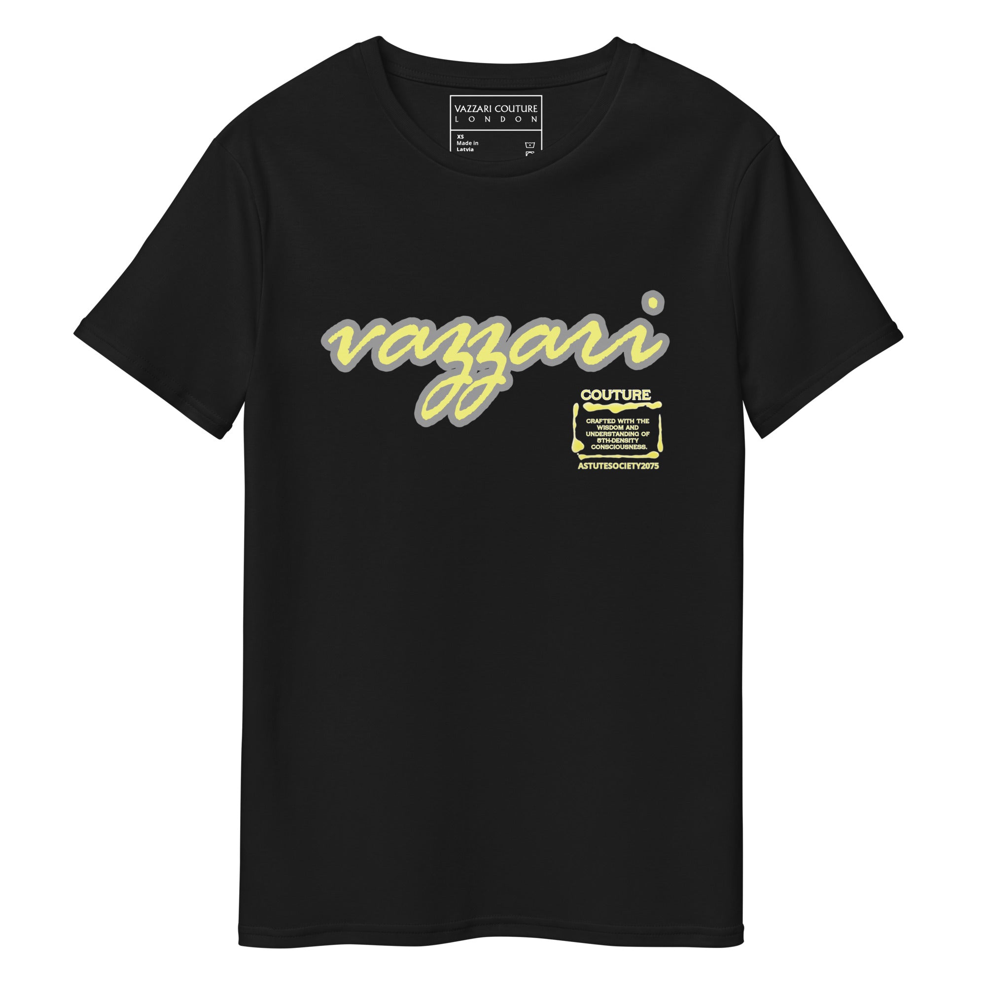 Vazzari Couture, Astute Society2075 - T-Shirt For Men's - Premium Cotton - Super Cotton, Smart Casual, Streetwear, High-End Couture