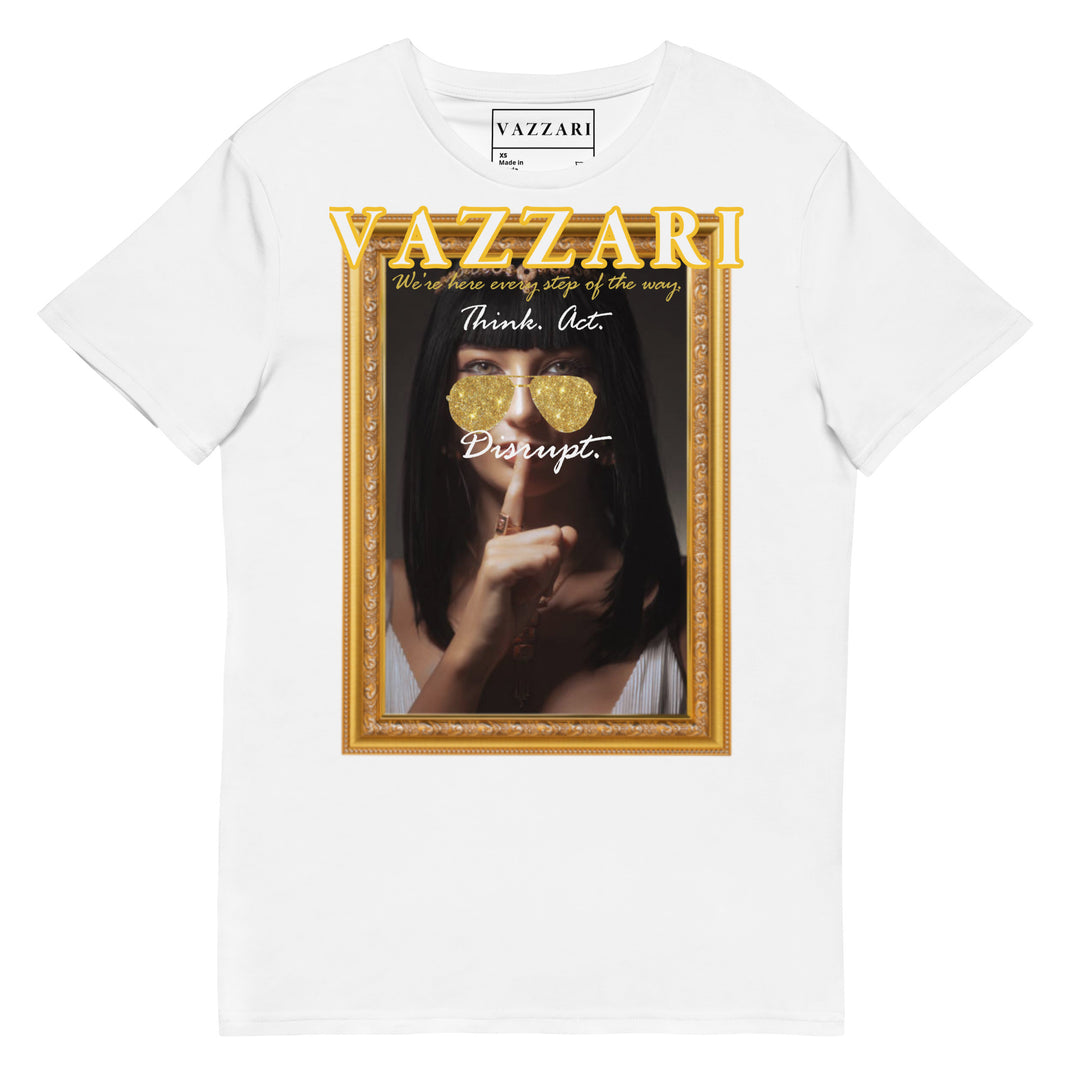 Vazzari Sshh Icon Tee on a clean white background