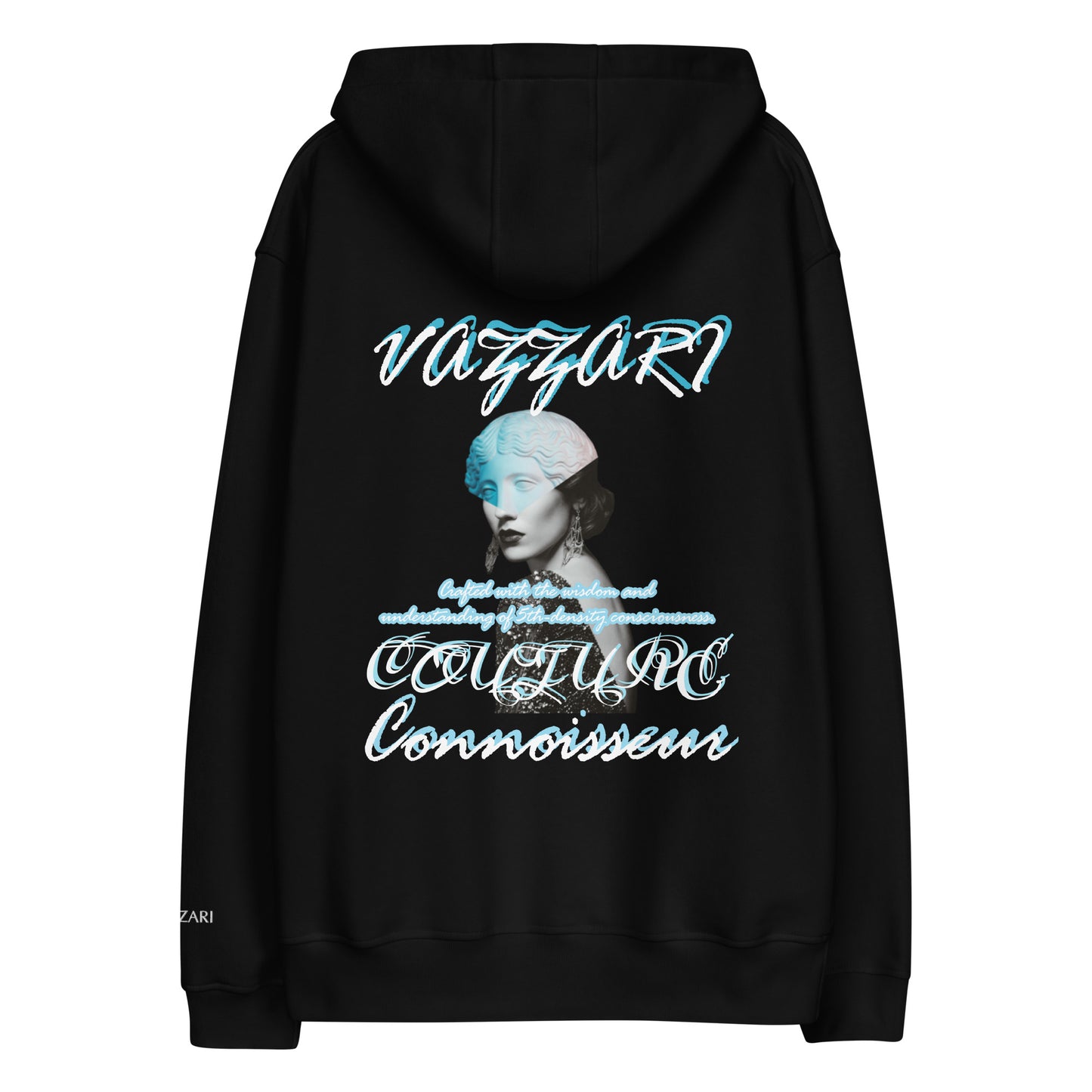[I-S]London2075 - Cerulean Gaze: Organic Hoodie - Unisex hoodie, comfortable, smart casual