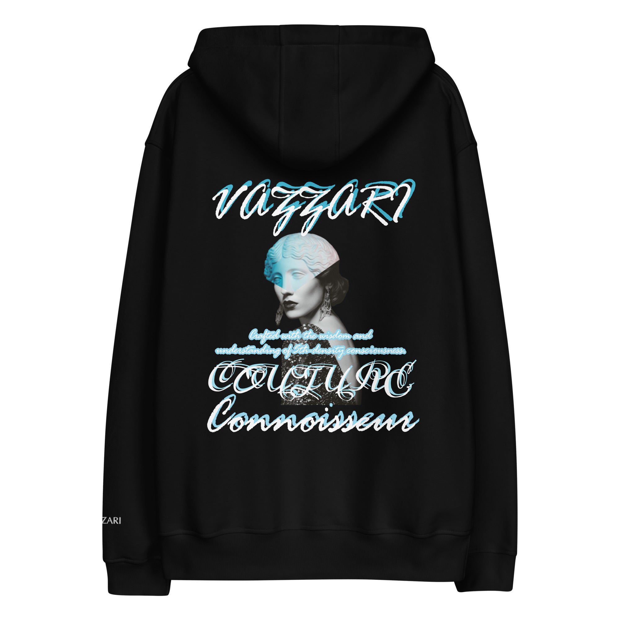 [I-S]London2075 - Cerulean Gaze: Organic Hoodie - Unisex hoodie, comfortable, smart casual