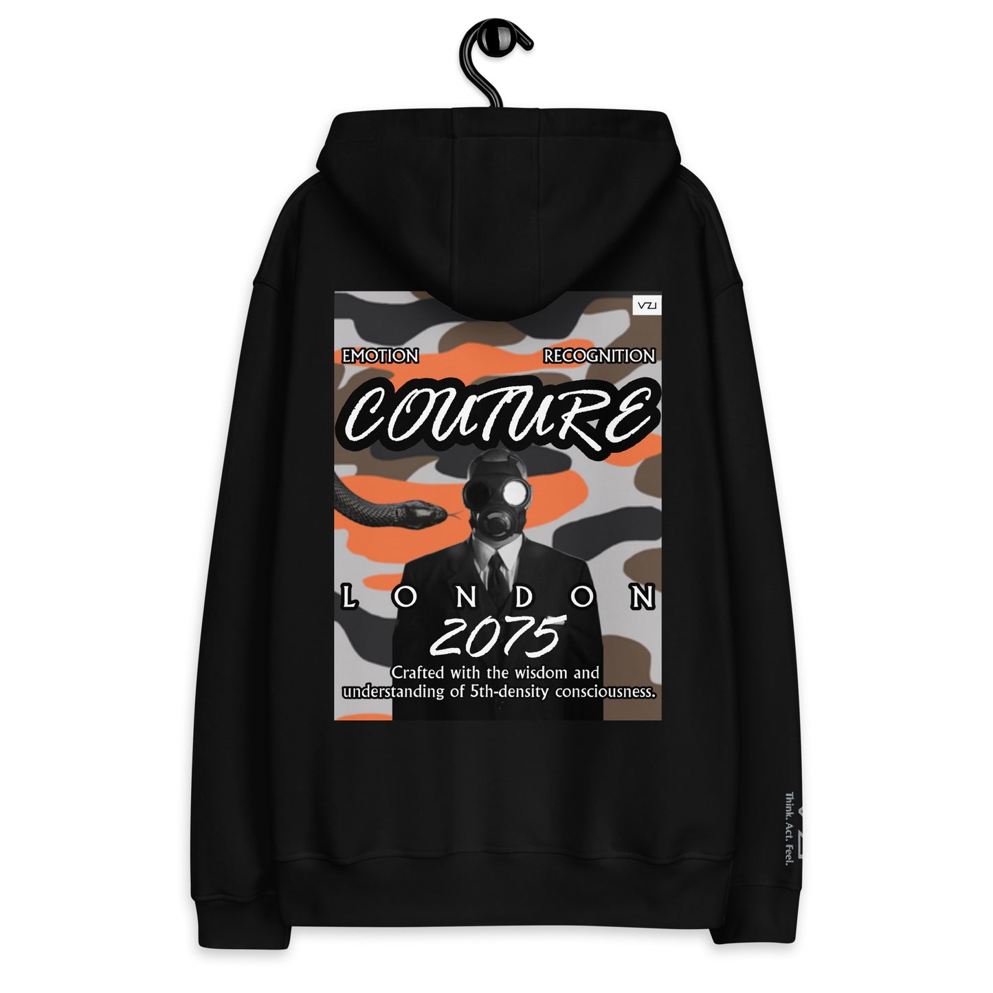 Emotion Recognition - Premium Organic: Men's Hoodie - Comfortable Downtown, Fashion 2075, Couture Statement, Fashion 2075
