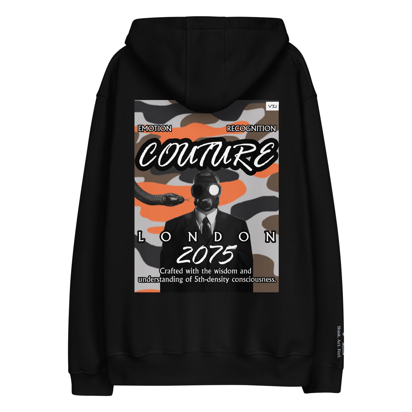 Emotion Recognition - Premium Organic: Men's Hoodie - Comfortable Downtown, Fashion 2075, Couture Statement, Fashion 2075