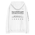 Vazzari Churchill Organic Hoodie – White – back view – clean studio shot