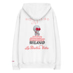 VZI - La Dolce Vita: Women's Organic Hoodie - Comfortable, Smart Casual, Pink Edition, Night In Town