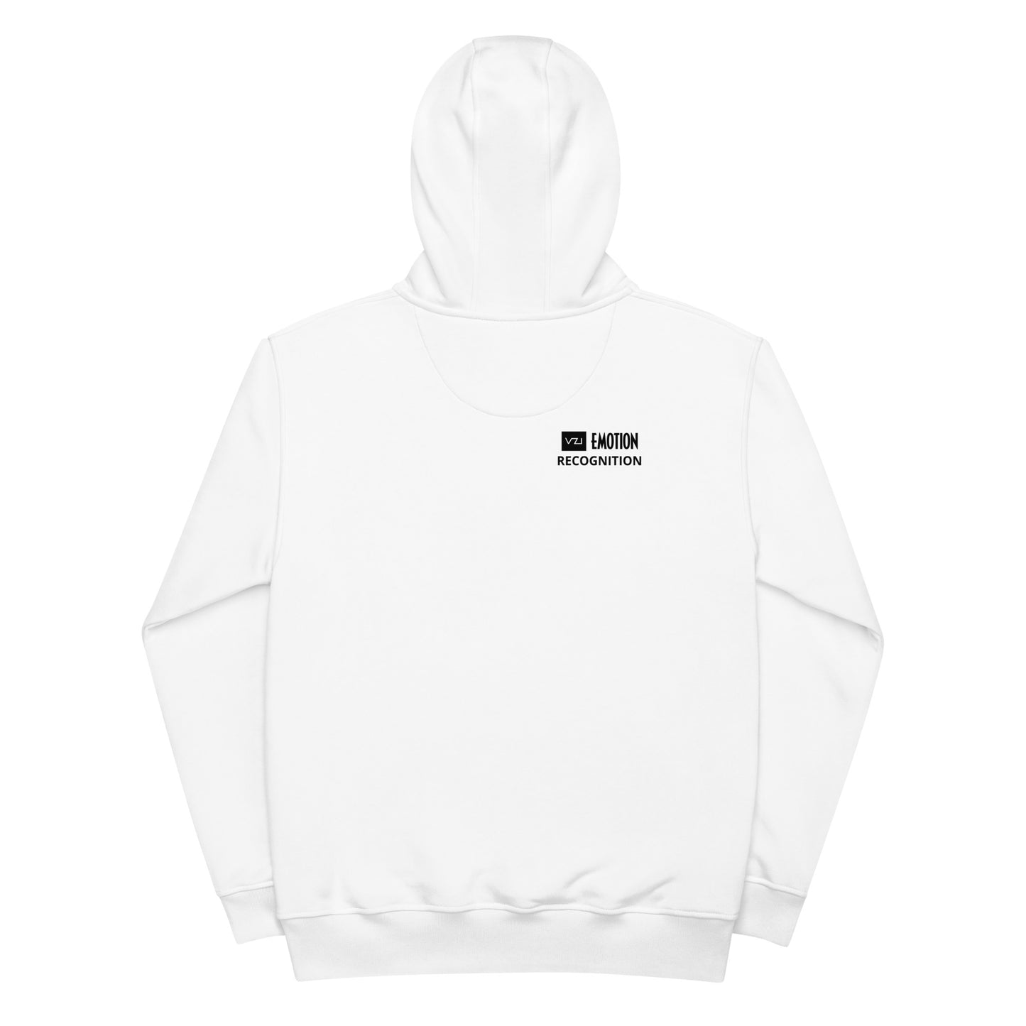 Polyamory: Unisex Blanc Eclat Hoodie - Organic Hoodie: Smart Casual, Streetwear, Couture Statement, Fashion 2075