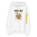 Vazzari High Card Queen Hoodie – White – front view – clean studio shot