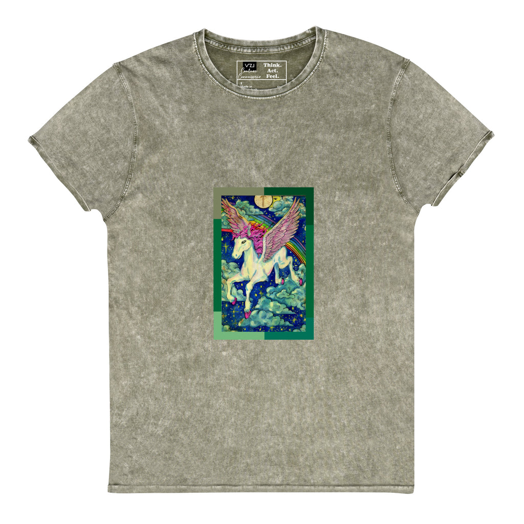 Vazzari Etherium Pegasus Women's Tee on a clean white background