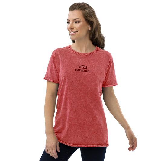 VZI T-Shirt - T-Shirt For Women's: Denim T-Shirt, Streetwear, Smart Casual, Jeans,