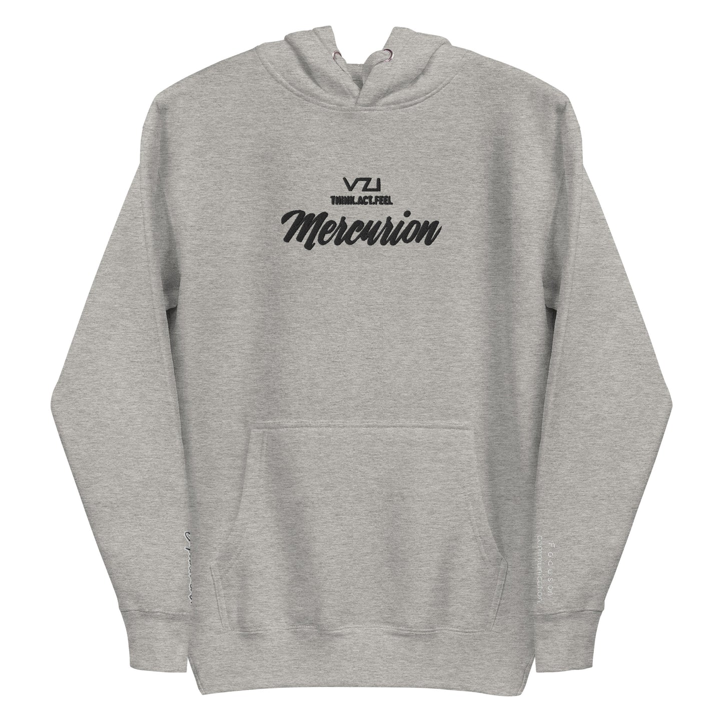 Mercurion: Men's Hoodie, Classic Cotton: Focus on communication, intelligence, and agility.(Empowerment)