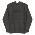 Vazzari Plutonicus Men's Hoodie – Charcoal Heather – front view – clean studio shot