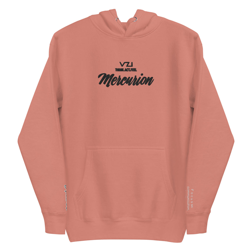Mercurion: Men's Hoodie, Classic Cotton: Focus on communication, intelligence, and agility.(Empowerment)