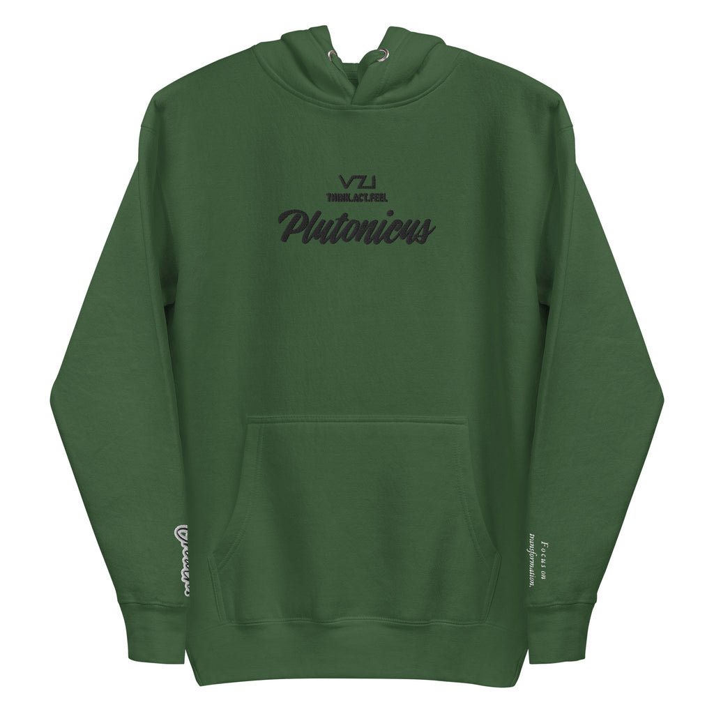 Plutonicus: Men's Hoodie, Classic Cotton: Focus on transformation, rebirth, and deep change.(Growth)