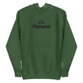 Vazzari Plutonicus Men's Hoodie – Forest Green – front view – clean studio shot