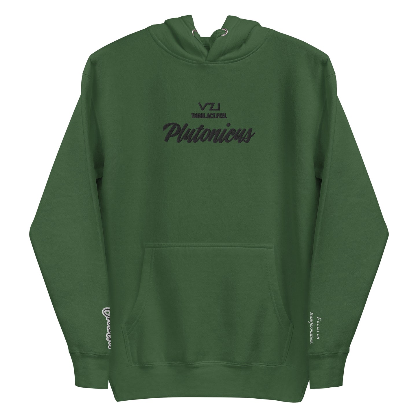 Plutonicus: Men's Hoodie, Classic Cotton: Focus on transformation, rebirth, and deep change.(Growth)