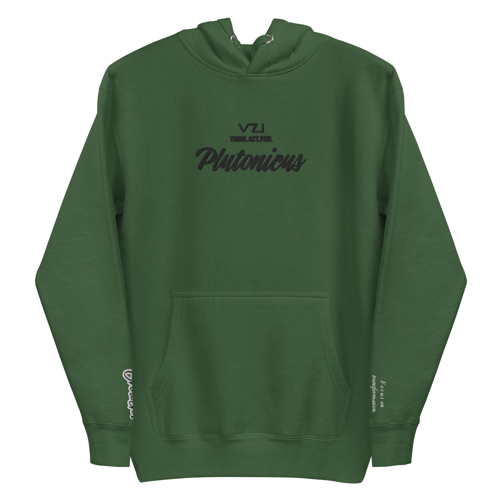 Plutonicus: Men's Hoodie, Classic Cotton: Focus on transformation, rebirth, and deep change.(Growth)