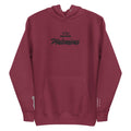 Vazzari Plutonicus Men's Hoodie – Maroon – front view – clean studio shot