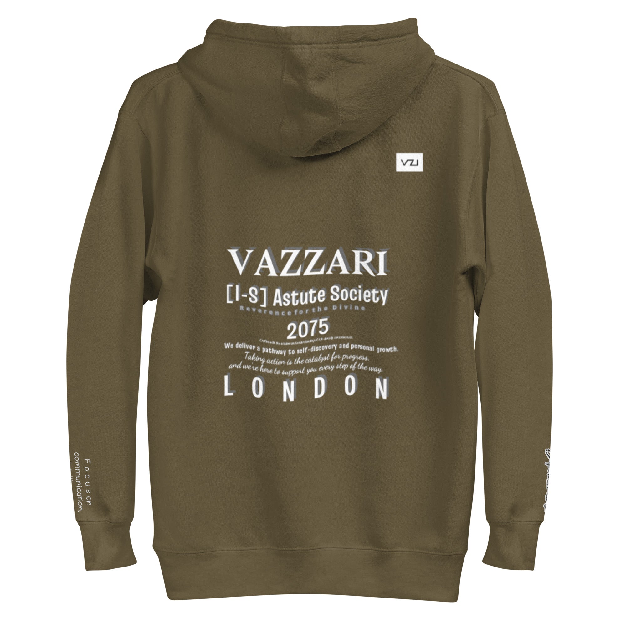 Mercurion: Men's Hoodie, Classic Cotton: Focus on communication, intelligence, and agility.(Empowerment)