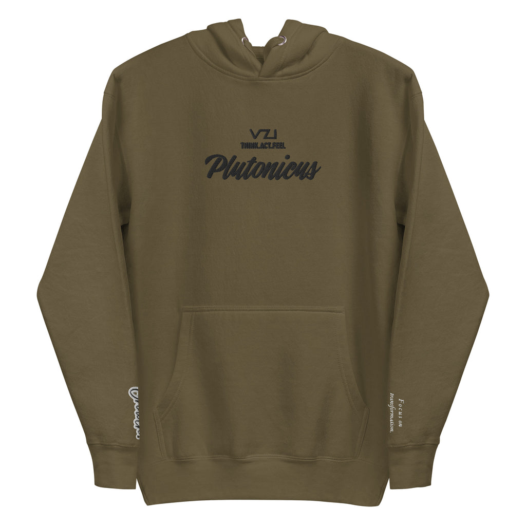 Plutonicus: Men's Hoodie, Classic Cotton: Focus on transformation, rebirth, and deep change.(Growth)