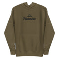 Vazzari Plutonicus Men's Hoodie – Military Green – front view – clean studio shot