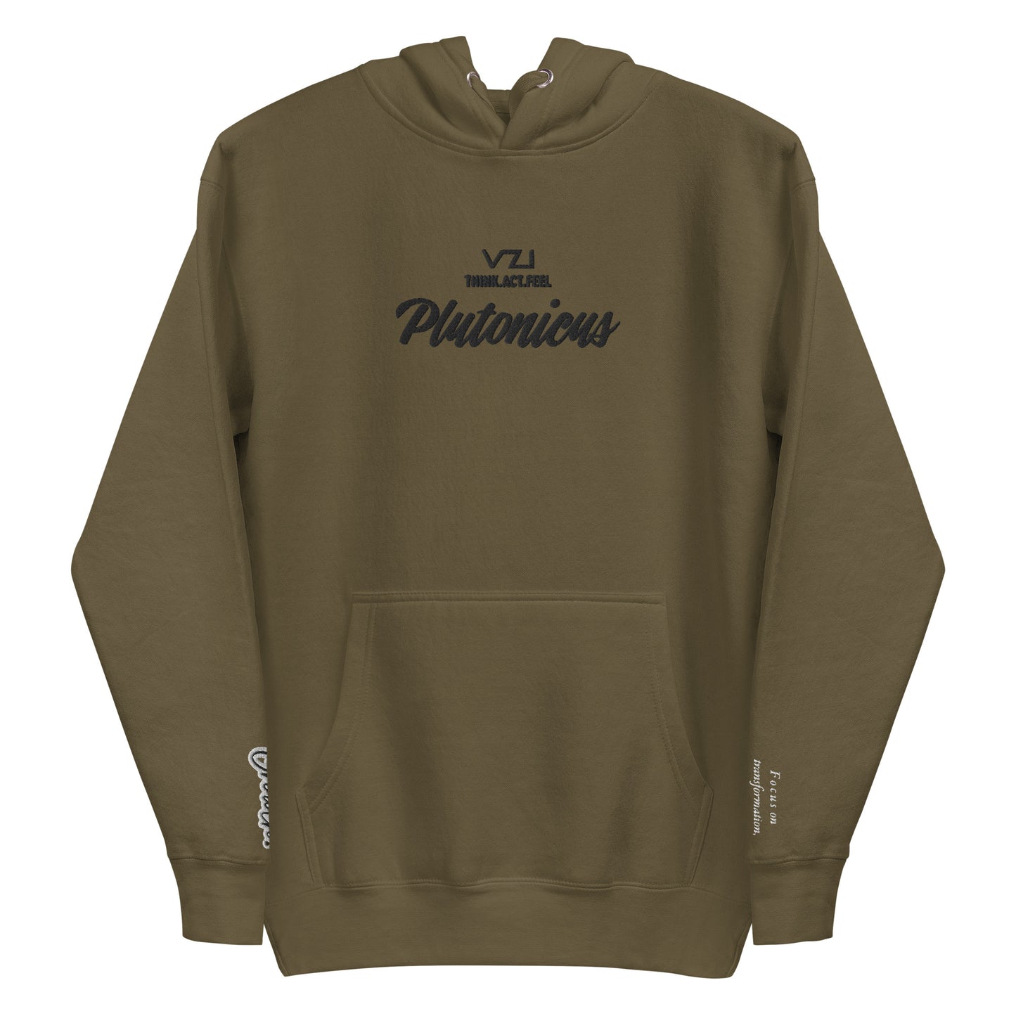 Plutonicus: Men's Hoodie, Classic Cotton: Focus on transformation, rebirth, and deep change.(Growth)