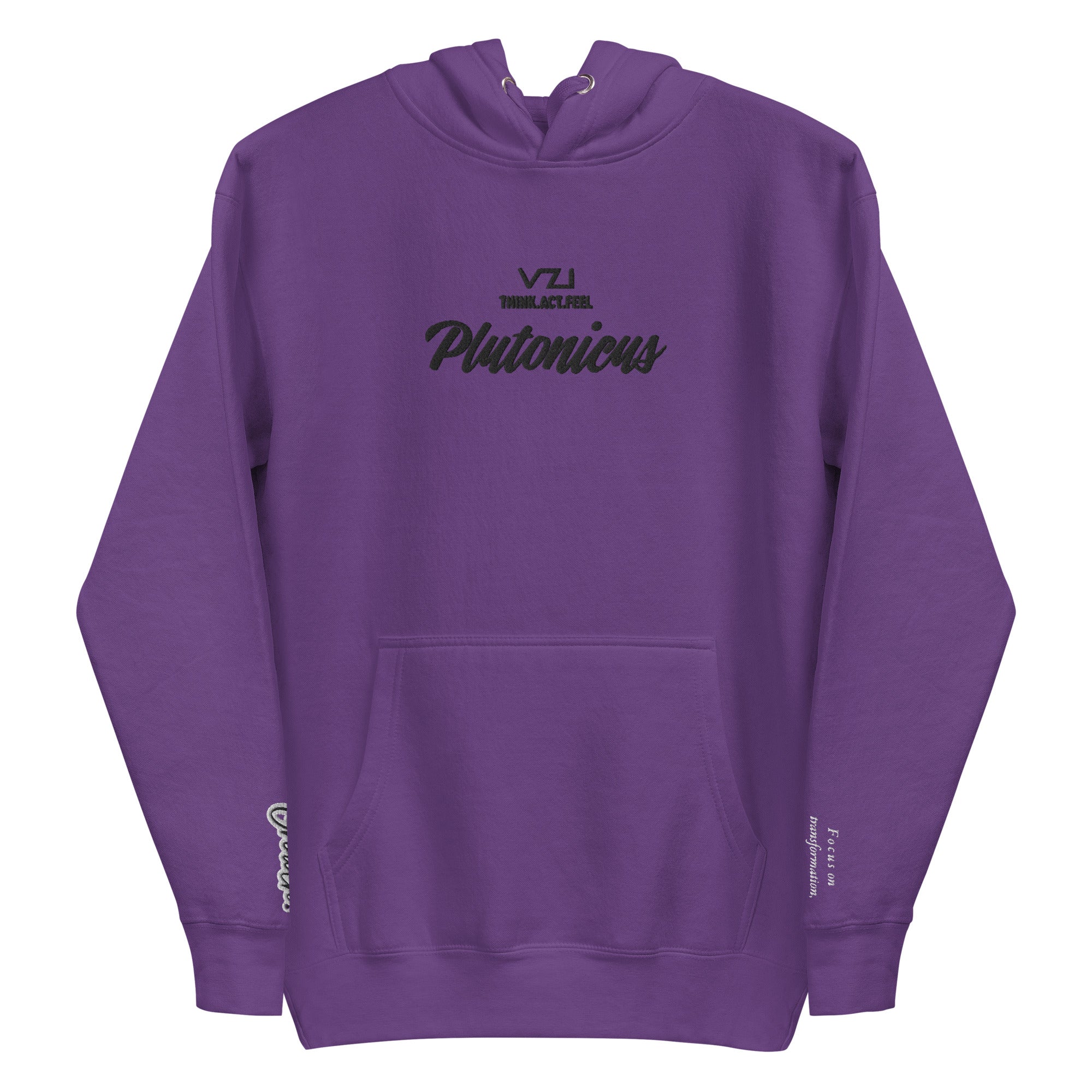 Plutonicus: Men's Hoodie, Classic Cotton: Focus on transformation, rebirth, and deep change.(Growth)