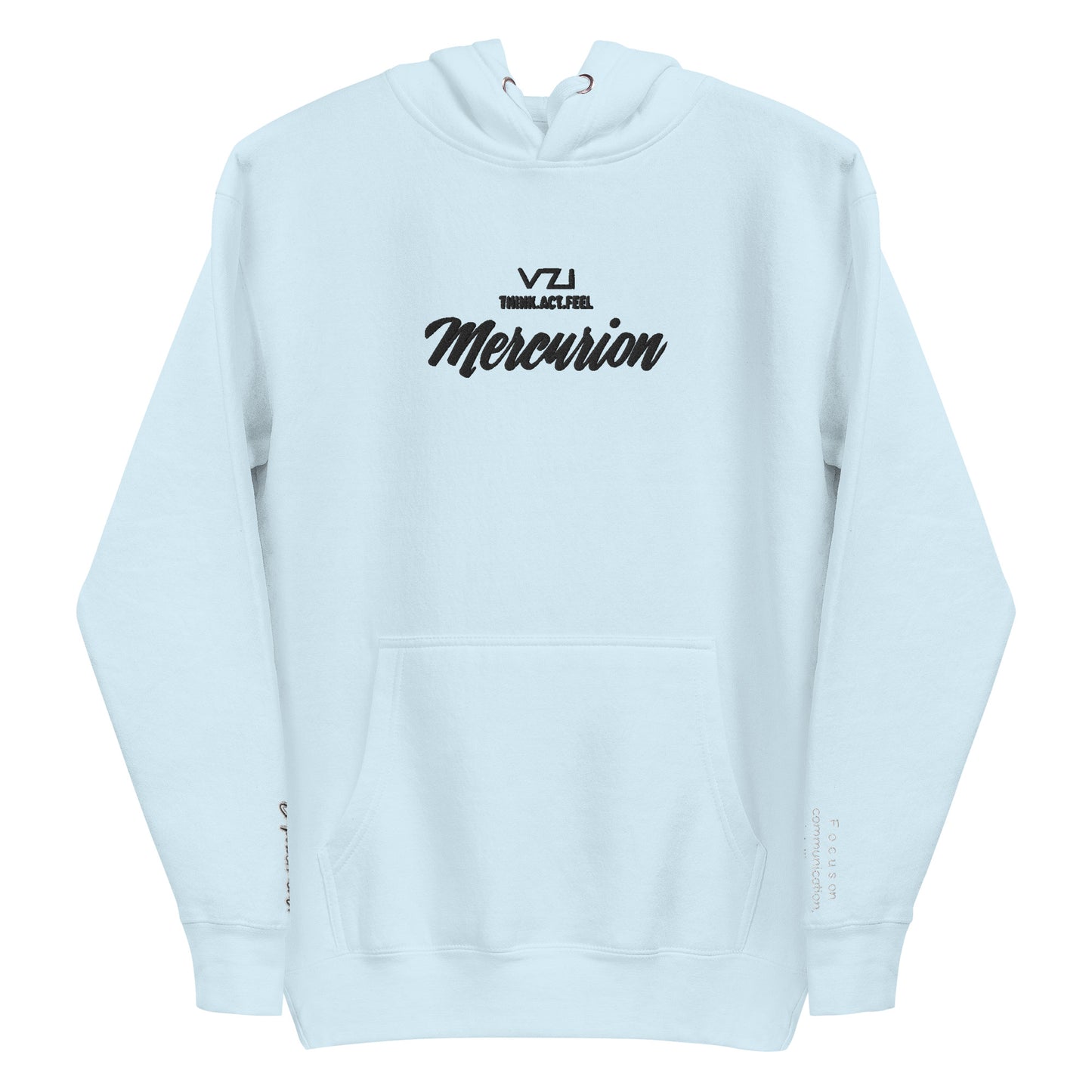 Mercurion: Men's Hoodie, Classic Cotton: Focus on communication, intelligence, and agility.(Empowerment)