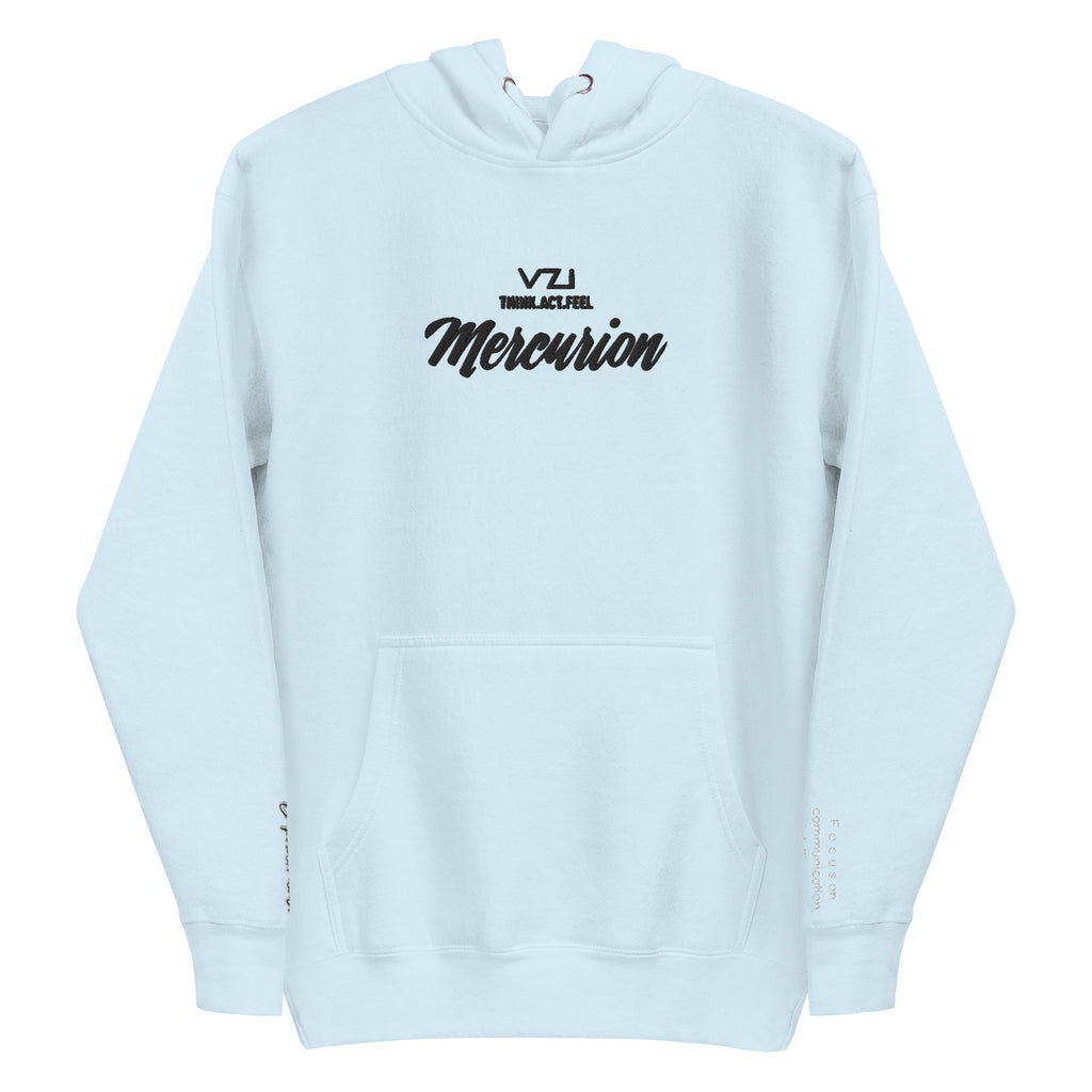 Mercurion: Men's Hoodie, Classic Cotton: Focus on communication, intelligence, and agility.(Empowerment)