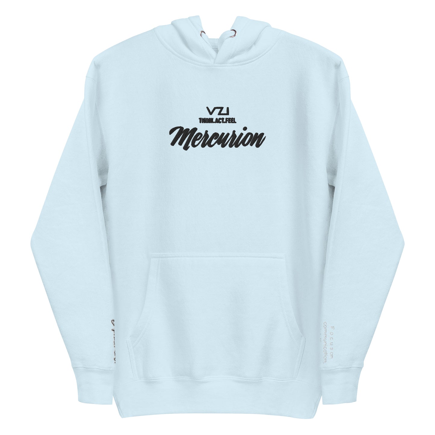 Mercurion: Men's Hoodie, Classic Cotton: Focus on communication, intelligence, and agility.(Empowerment)