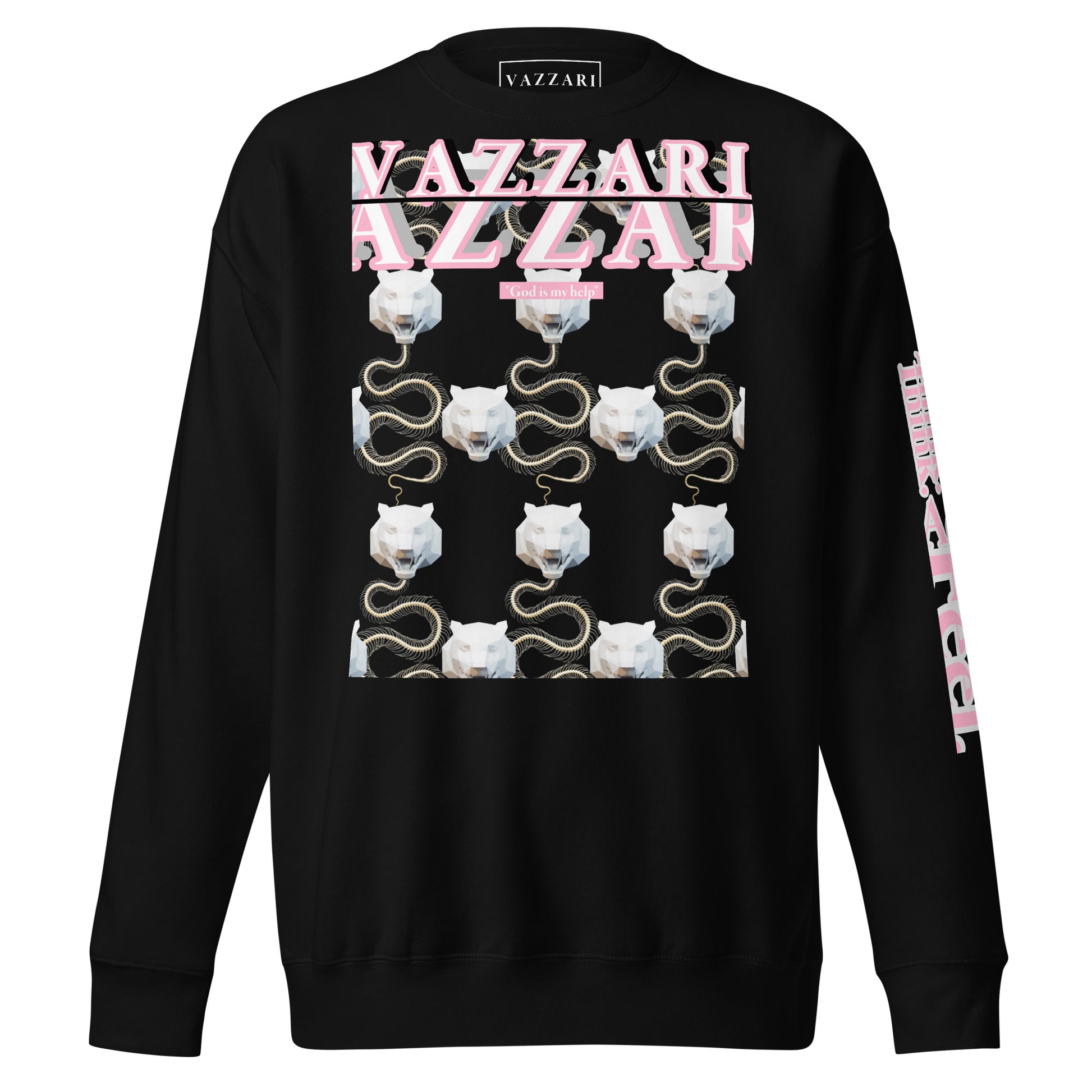 VZI VAZZARI TIGER SNAKE UNISEX FUTURISTIC SWEATSHIRT