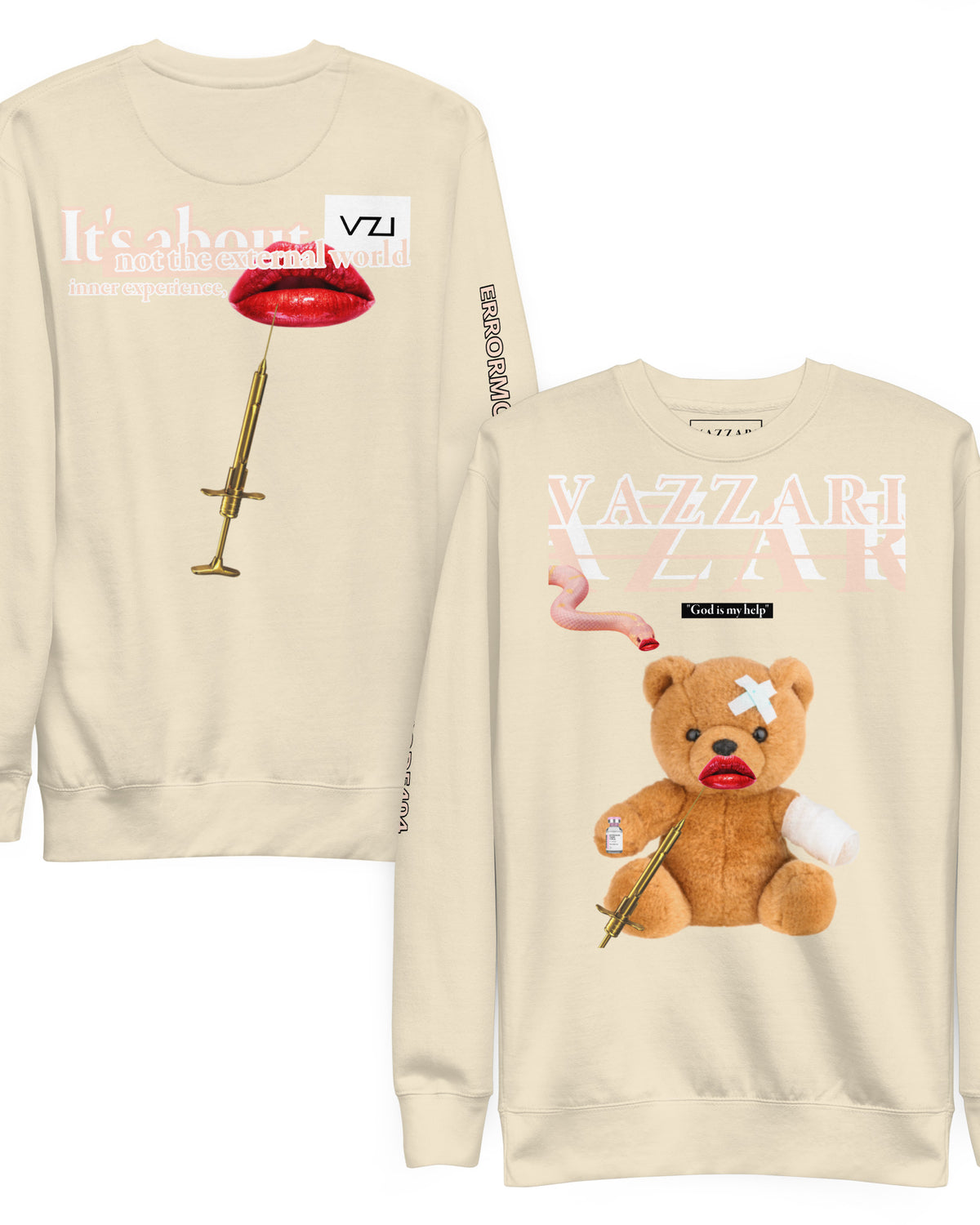Vazzari Teddy Lip Sweatshirt