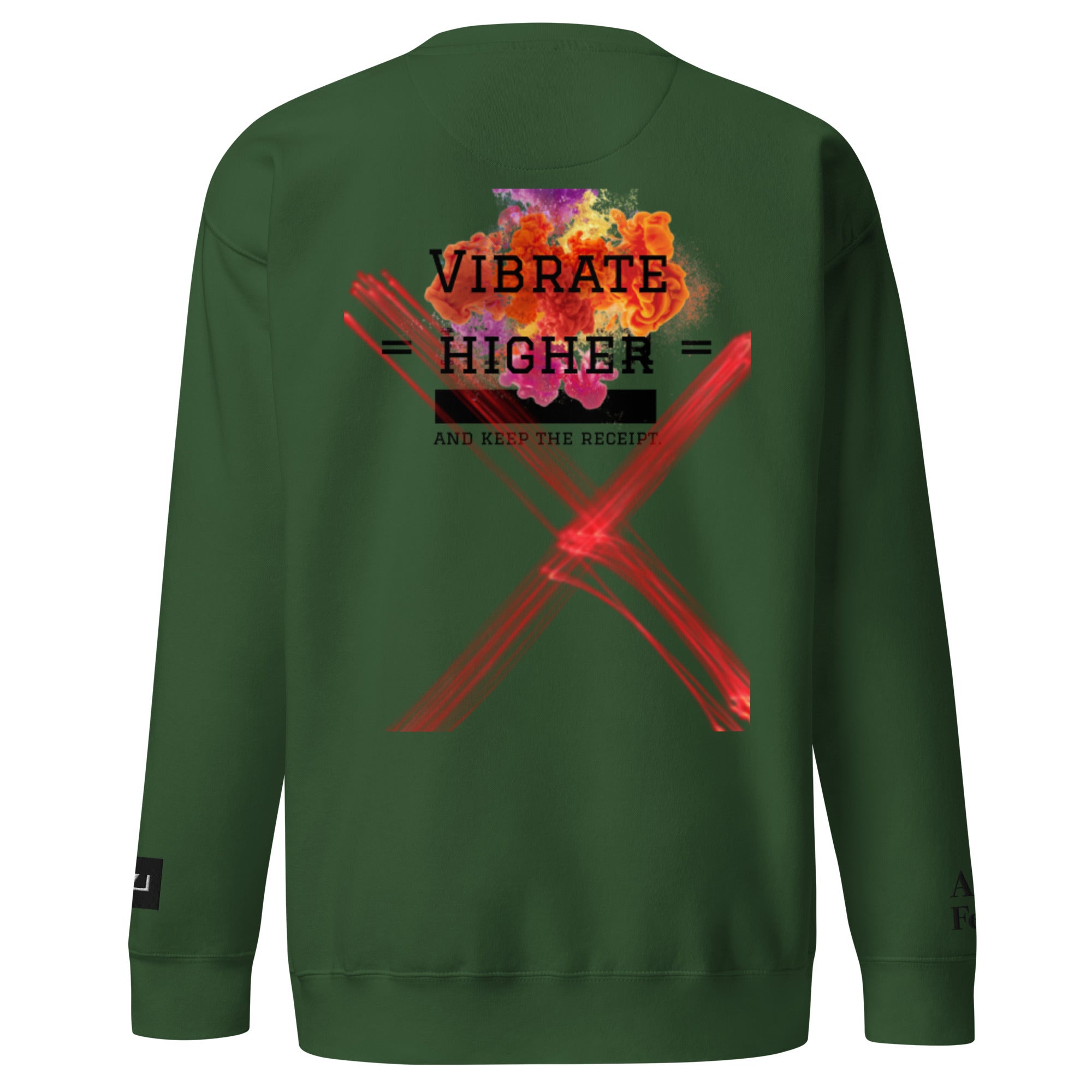 Allergy Drama – Vibrate Higher - Unisex Premium Sweatshirt
