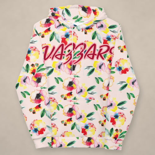 Vazzari Amor Vitae Fleece Hoodie III on beige studio wall