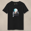 Vazzari Aristocratic Brunette Tee on beige studio wall
