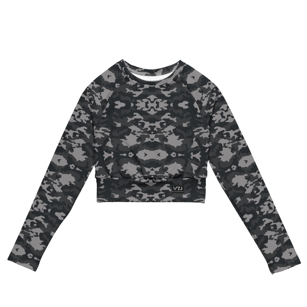 Vazzari Army 2075 Crop Top – front view – clean studio shot