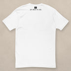 Vazzari Augustus Fitted Tee on beige studio wall