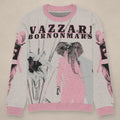 Vazzari Born On Mars Knit – Elephant on beige studio wall