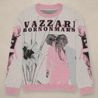 Vazzari Born On Mars Knit – Elephant on beige studio wall